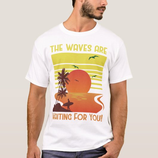 De Waves wachten op je T-shirt (Voorkant)