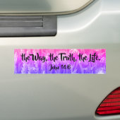 de Way, de Truth, de Life Bumpersticker (Op auto)