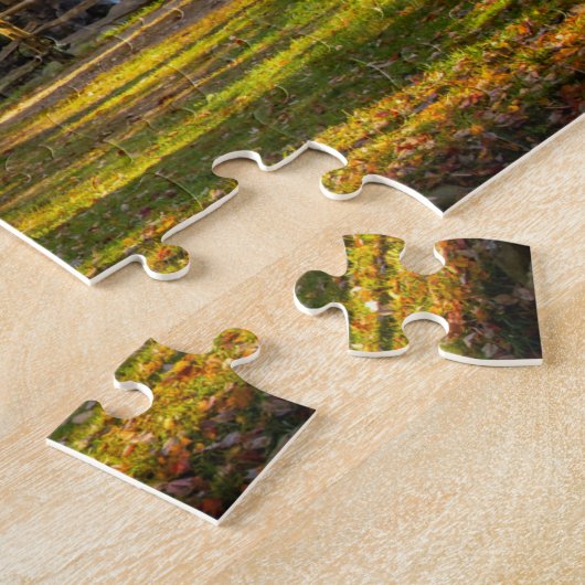 De wayside Gristmill in valkleuren Legpuzzel (Zijkant)