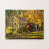 De wayside Gristmill in valkleuren Legpuzzel (Horizontaal)