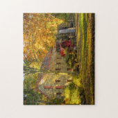 De wayside Gristmill in valkleuren Legpuzzel (Verticaal)