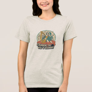 De web van harmonie bespelen Tri-Blend shirt