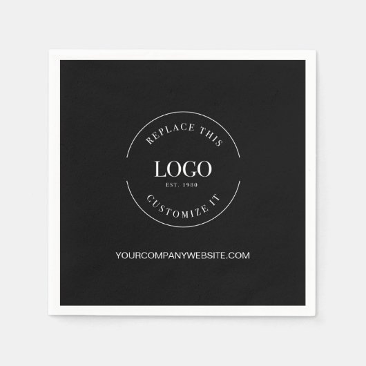 De website van Black Your Logo here Company is aan Servet (Voorkant)