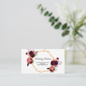 De website van de bruiloft bevat details van de fl informatiekaartje (Staand voorkant)