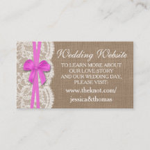 De website van het Collectie Rustic Pink Bow Weddi