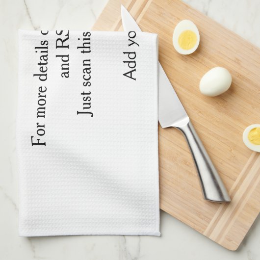 De website van het huwelijk rsvp q r code voegt na theedoek (Quarter Fold)