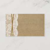 De website van Kraft, Lace & Sunflower Collectie Informatiekaartje (Achterkant)