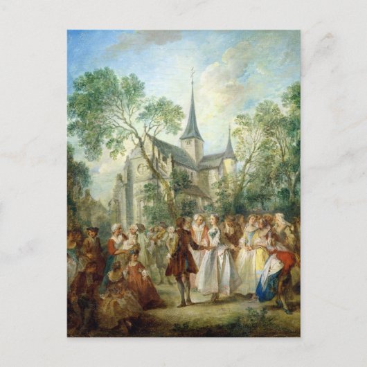 De weddenschap briefkaart (Voorkant)