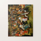 De weddenschap door Bruegel de Ouder Legpuzzel (Verticaal)
