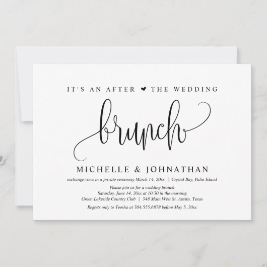 De weddenschap lokt uit na de bruiloft. kaart (Voorkant)