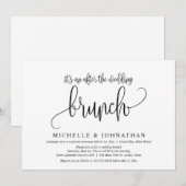 De weddenschap lokt uit na de bruiloft. kaart (Voorkant / Achterkant)