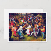 De weddenschap, Pieter Bruegel Briefkaart (Voorkant / Achterkant)