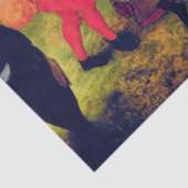 De weddenschap, Pieter Bruegel Tissuepapier (Detail)