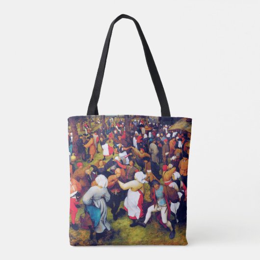 De weddenschap, Pieter Bruegel Tote Bag (Achterkant)