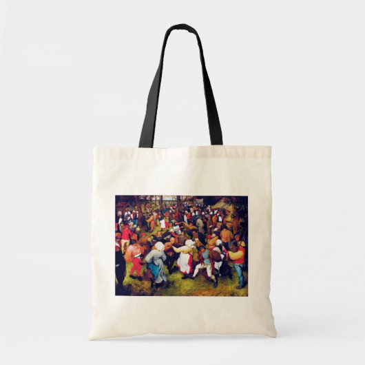De weddenschap, Pieter Bruegel Tote Bag (Voorkant)