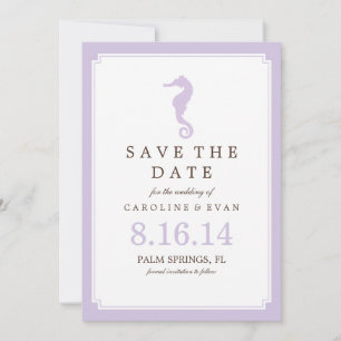 De weddenschap van de lavender bewaart de Datum Save The Date