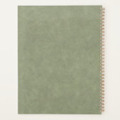 De Wedding Planner Green Leather Custom Name (Achterkant)