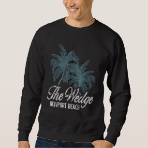 De Wedge Newport Beach California Twee grote palme Trui