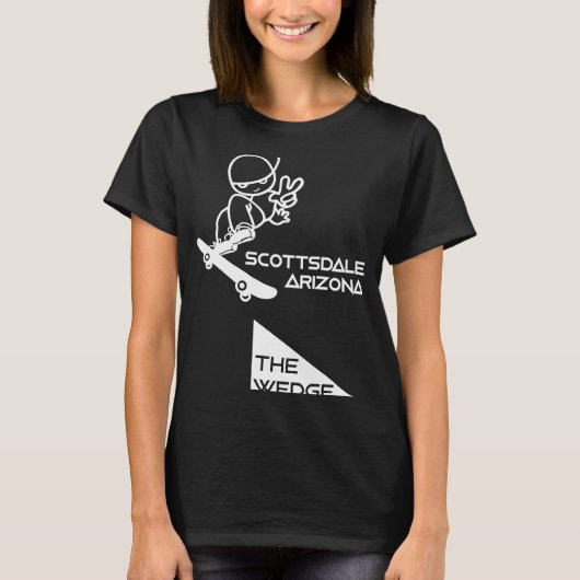 De Wedge Scottsdale AZ Skater T-shirt (Voorkant)