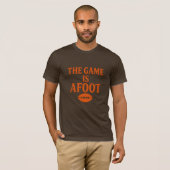 De wedstrijd is begonnen t-shirt (Voorkant volledig)