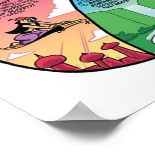 De wedstrijd van de Heros Journey Board Poster (Hoek)