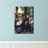 De Weduwe, 1868 Canvas Afdruk (Insitu (Houten vloer))