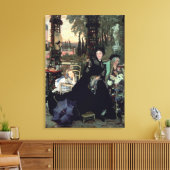 De Weduwe, 1868 Canvas Afdruk (Insitu (Woonkamer))