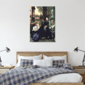 De Weduwe, 1868 Canvas Afdruk (Insitu (Slaapkamer))