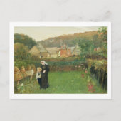 De weduwe, 1895 (olie op canvas) briefkaart (Voorkant)