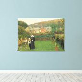 De weduwe, 1895 (olie op canvas) canvas afdruk (Insitu (Houten vloer))