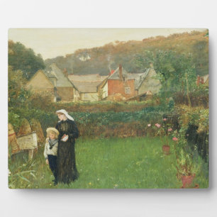 De weduwe, 1895 (olie op canvas) fotoplaat
