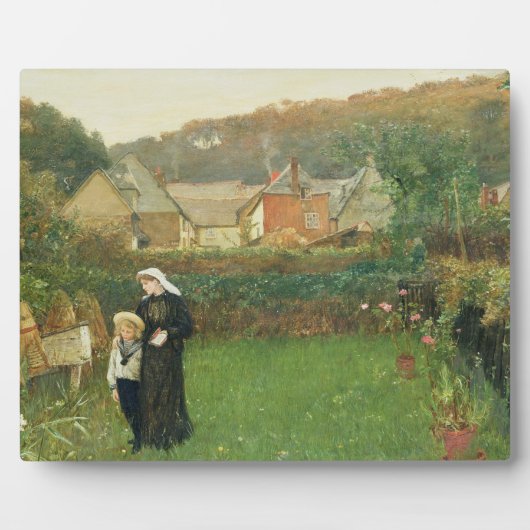 De weduwe, 1895 (olie op canvas) fotoplaat (Voorkant)