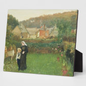 De weduwe, 1895 (olie op canvas) fotoplaat (Zijkant)