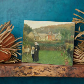 De weduwe, 1895 (olie op canvas) fotoplaat (Zijkant)