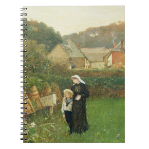 De weduwe, 1895 (olie op canvas) notitieboek