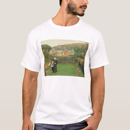 De weduwe, 1895 (olie op canvas) t-shirt (Voorkant)