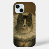 De weduwe antiek katje schilderen kitten Case-Mate iPhone case (Achterkant)
