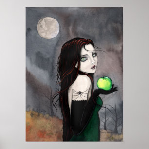 De Weduwe Gotische Fantasy Heksenposter Poster