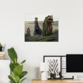 De weduwe of de familie van de vissers poster (Thuiskantoor)