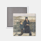 De weduwe van de Ile de Sein, 1880 Magneet (Voorkant / Achterkant)