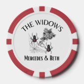 De weduwen poker chips (Voorkant)