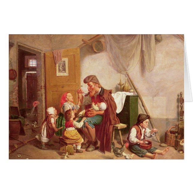 De weduwnaar familie, 19e eeuw (Voorkant Horizontaal)