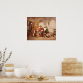 De weduwnaar familie, 19e eeuw poster (Keuken)