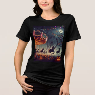De weeïge zoete geur van angst Tri-Blend shirt