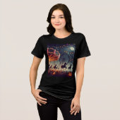 De weeïge zoete geur van angst Tri-Blend shirt (Voorkant volledig)