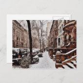 De week na Kerstmis aan de westkant Feestdagenkaart (Voorkant / Achterkant)