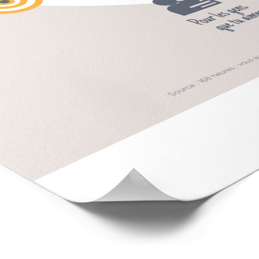 De week van 168 uur poster (Hoek)