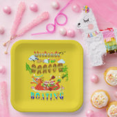 De weekenden zijn voor de drakenboot papieren bordje (Feest)