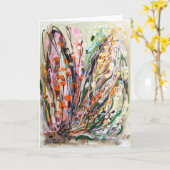 De weelderige Kaart van het Leven (Gele Bloem)