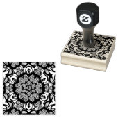 de weelderigheid patroon rubberen stempel (Gestempeld)